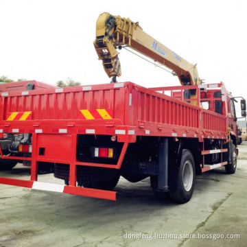China hot sale and good sale mounted truck crane/truck mounted crane with dongfeng 4x2 truck crane for selling